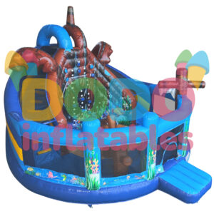 Springkussen Multiplay Onderwaterwereld met glijbaan
