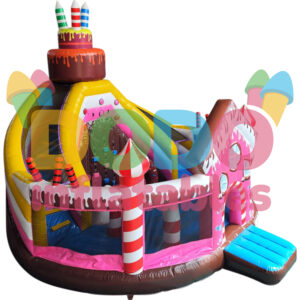 Springkussen Multiplay Snoep met glijbaan